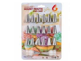 Kit 20 picos y 2 acoples MOUNT MOUTH 